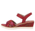 Sandale casual, dama, REMONTE, R6252-33 rosu, piele ecologica